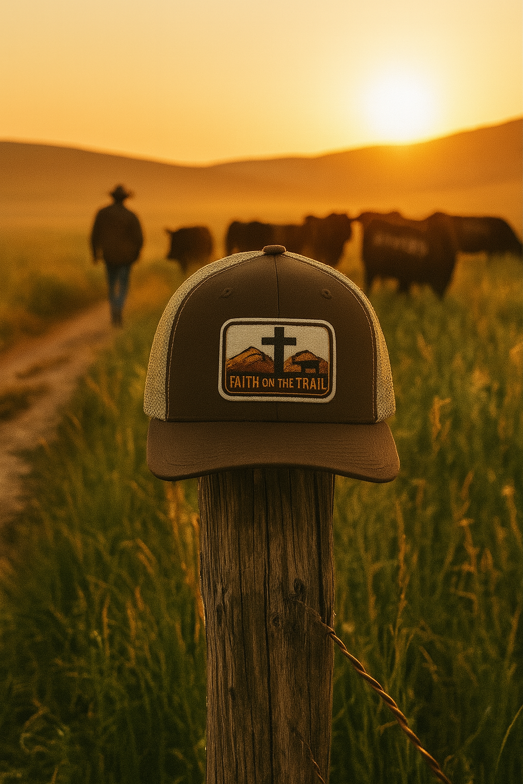“Faith on the Trail” Trucker Cap