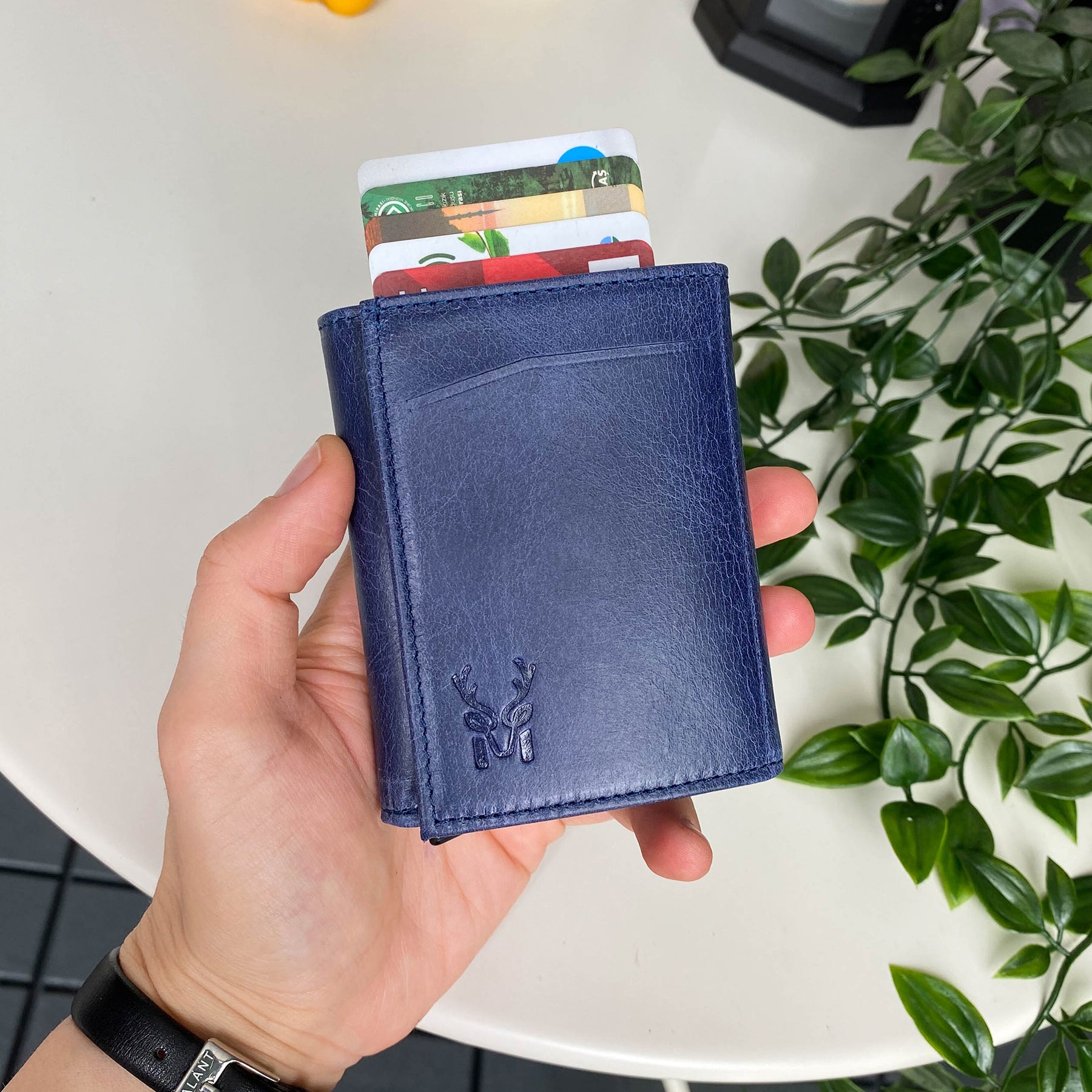Pescol - Genuine Leather RFID Protection Card Holder/Wallet-7