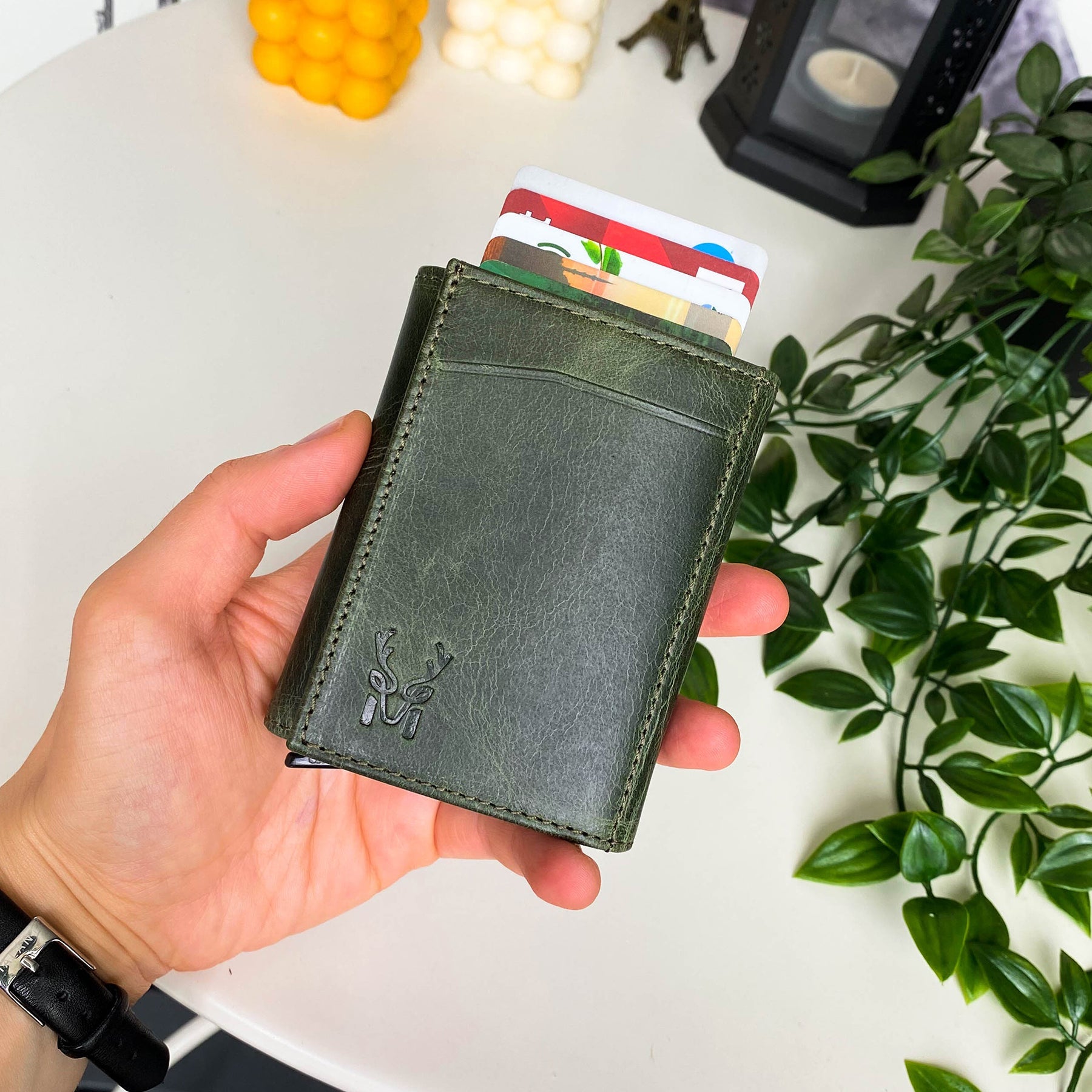 Pescol - Genuine Leather RFID Protection Card Holder/Wallet-10